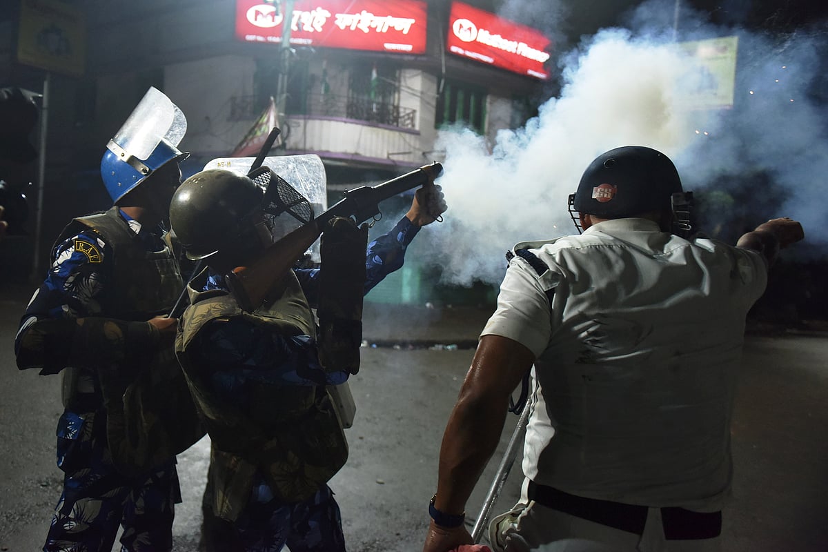 tear gas shelling at a protest (representative image) - PTI